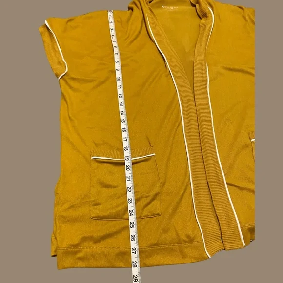 Koolaburra by UGG Cloud Jersey Short Sleeve Cardigan-Chai Tea - Picture 6 of 10